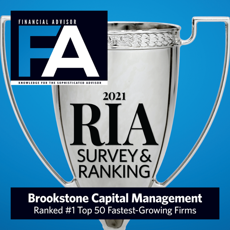 Brookstone Capital Management Ranked #1 Fastest Growing RIA Firm 